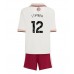 Arsenal Jurrien Timber #12 Tredjedraktsett Barn 2025-26 Korte ermer (+ Korte bukser)